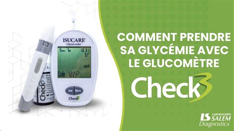 Comment Prendre Sa Glyc Mie Avec Le Glucom Tre Check Youtube