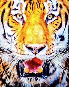 Lsu Tiger Eye Painting at PaintingValley.com | Explore collection of ...