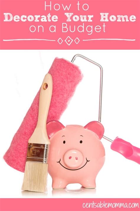 decorate  home   budget centsable momma