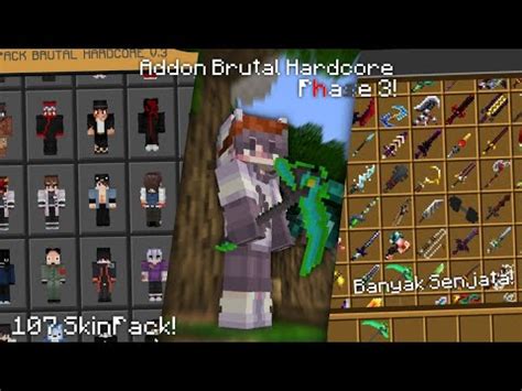 Addon Brutal Hardcore Phase 3 Di MCPE 1 19 Addon Brutal Hardcore