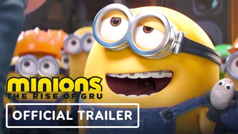 Minions The Rise Of Gru Official Trailer Steve Carell Youtube