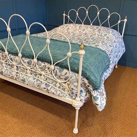 Double 46 Antique Metal Swirly Iron Metal Bed Frame Rw Winfield At 1stdibs Vintage Metal Bed