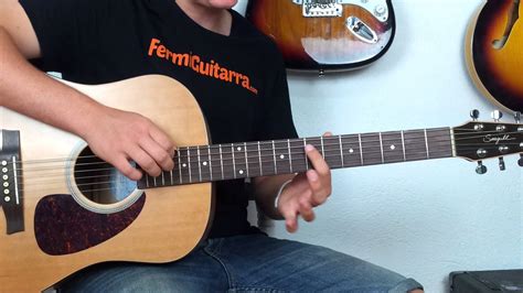 Tema Super Fácil en Guitarra acústica Balada Rasgueo Melodia