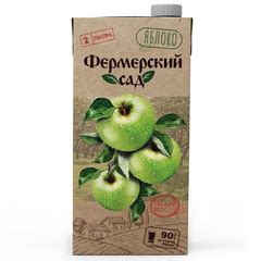 Нектар "Фермерский сад" яблочный ООО "Лидер", 2 л | отзывы