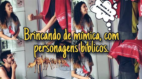 Brincando De M Mica Personagens B Blicos Youtube