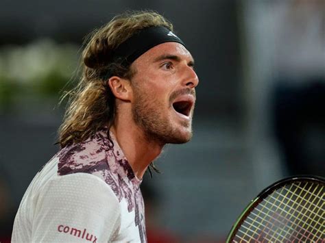 Stefanos Tsitsipas Kicks Mother Out Of The Box At Rome Masters For An