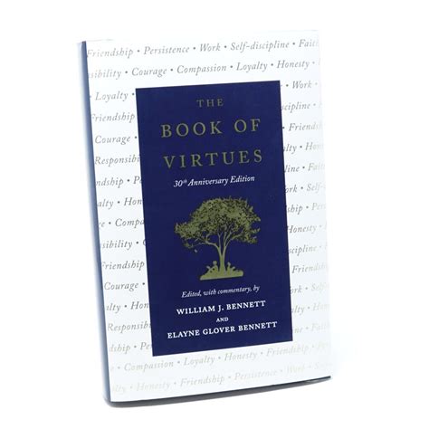 Book Of Virtues 30th Anniv Ed William And Elayne Bennett