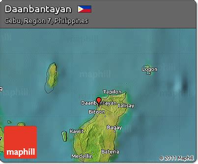 Free Satellite Map of Daanbantayan