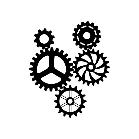 Gear Icon Vector Mechanics Illustration Sign Cog Symbol Or Logo