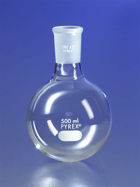 4321 500 Pyrex® 500 Ml Short Neck Boiling Flask Round Bottom 29 42 Standard Taper Joint