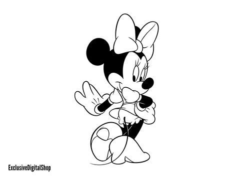 Minnie Mouse Body Silhouette