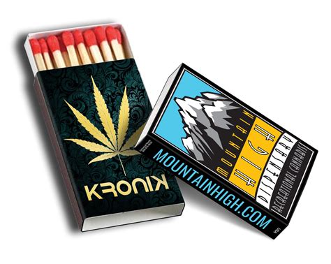 Matches Box - Ganja Print