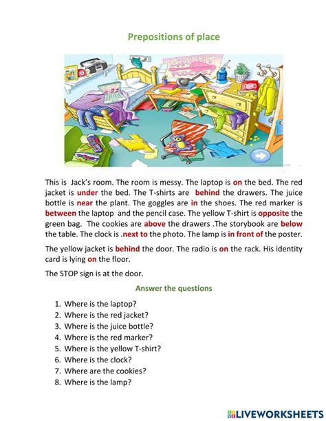 1497424 Prepositions Of Place Olga Liveworksheets