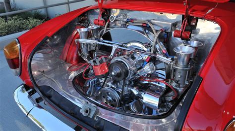 Very Nice Dual Carb Setup Show Worthy Engine Karmann Ghia Vw