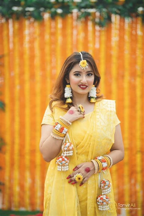 Haldi Look For Bride Haldi Outfit For Bride Haldi Ceremony Outfit Haldi Dress Haldi Outfits