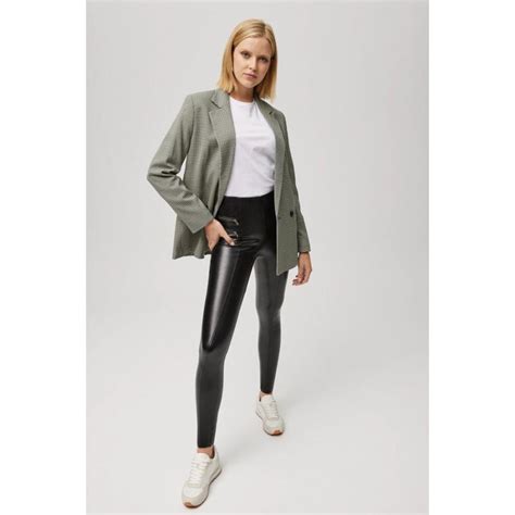 Leggings Faux Cuir Ysabel Mora Noir Caroline Lingerie Loungewear