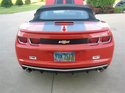 Buy new 2011 camaro ss convertible inferno orange only 676 miles loaded ...