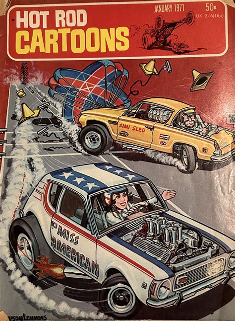 Petersen Hot Rod Cartoons January Page In Kenneth Gagnon S