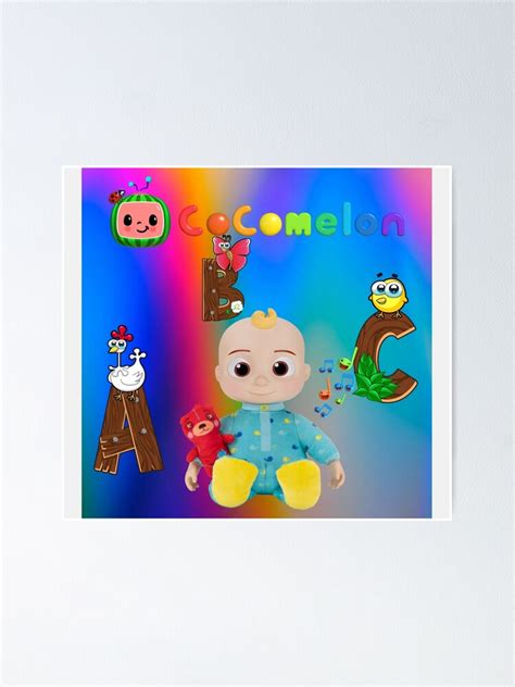 "Cocomelon ABC Animals" Poster by TrendySpace | Redbubble