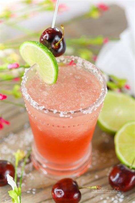 Margaritas Are Such A Fun Drink This Cherry Margarita Is Made With A