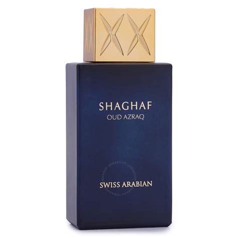 Swiss Arabian Unisex Shaghaf Oud Azraq Edp Spray 254 Oz Fragrances