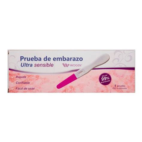 Prueba De Embarazo Ultra Sensible Wogen Farmacia Sanorim