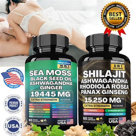 Dynamic Vitality Bundle Sea Moss Multivitamin Shilajit Power Combo