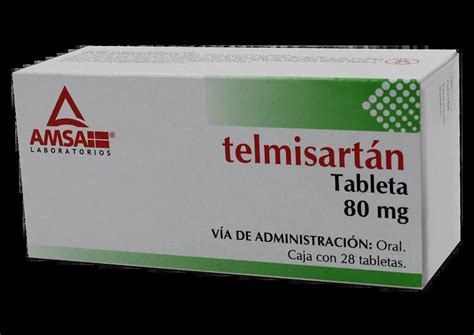 Telmisartán 80 Mg Con 28 Tabletas Farmacia Prixz