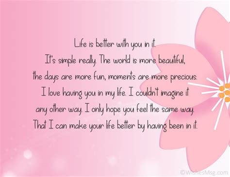 Long Sweet Messages For Your Boyfriend Wishesmsg