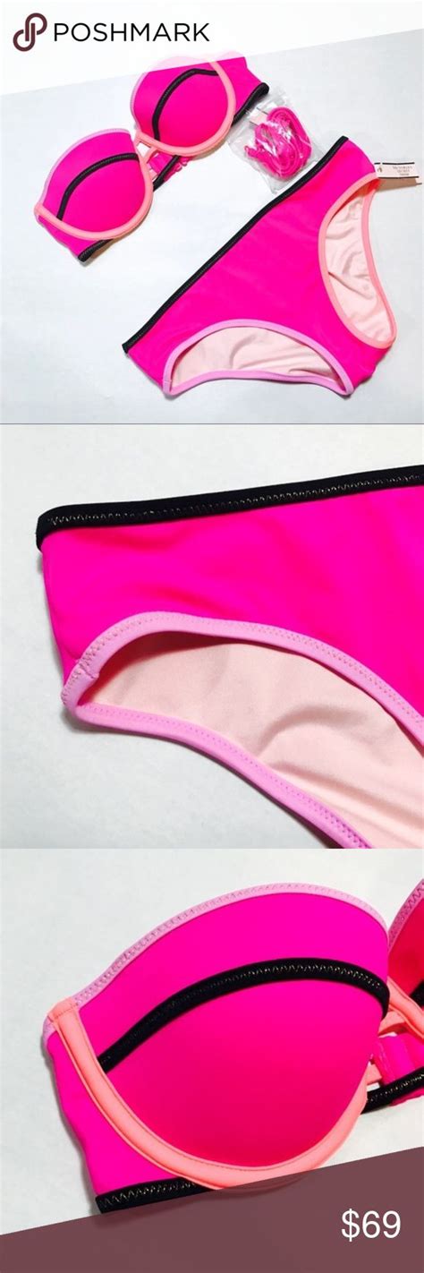 VICTORIAS SECRET HOT PINK HIPSTER BIKINI 0001 Victoria Secret