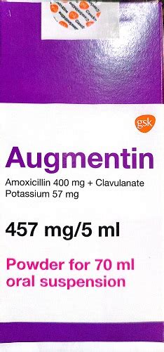 Augmentin Susp Mg Gsk