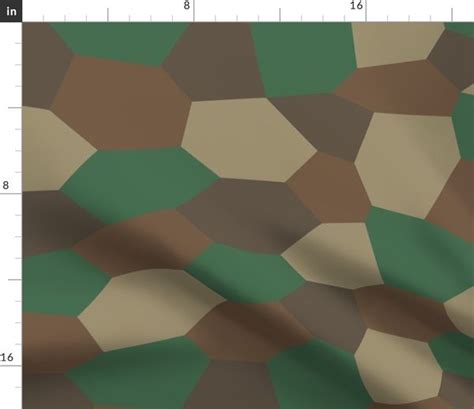 Wwi Lozenge Camo Woodland Spoonflower