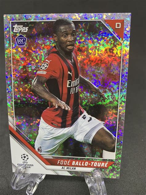 2021 22 Topps UEFA Champions League Fode Ballo Toure RC Sparkle Foil