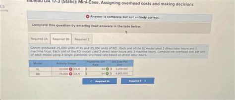 Solved Doleau UA 17 3 Static Mini Case Assigning Chegg