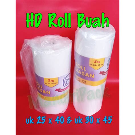 Jual Plastik Hd Roll Buah Plastik Fotocopy Plastik Buah Berat Kg