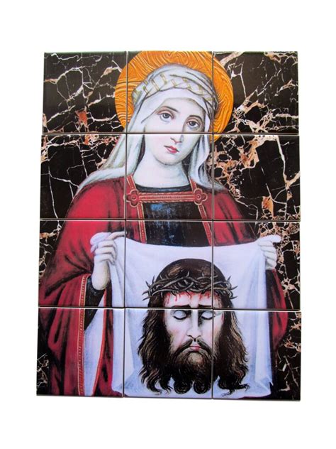 Catholic Saints Serie St Veronica Religious Wall Art Etsy