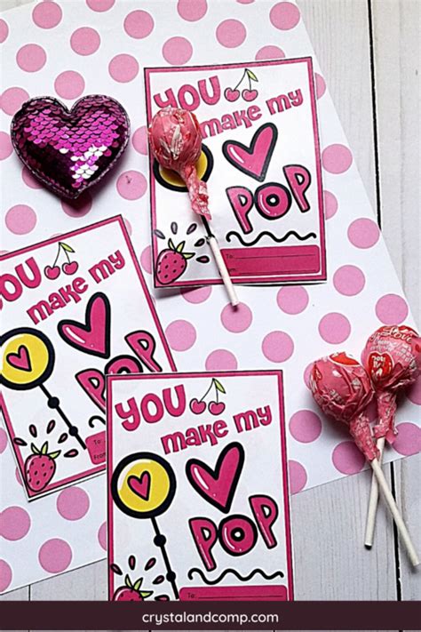 Blow Pop Valentine Free Printable Artofit