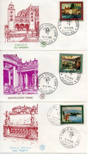 Repubblica Italiana 1975 FDC Filagrano Turistica 2 Scelta EBay