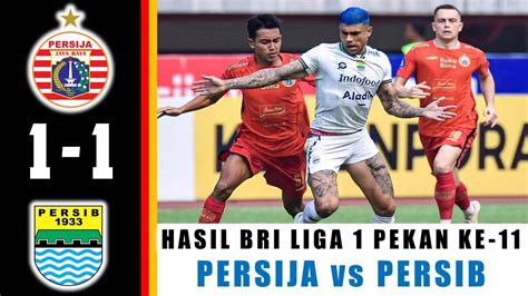 Highlights Persija Vs Persib Bandung 1 1 Persib Tahan Imbang Persija