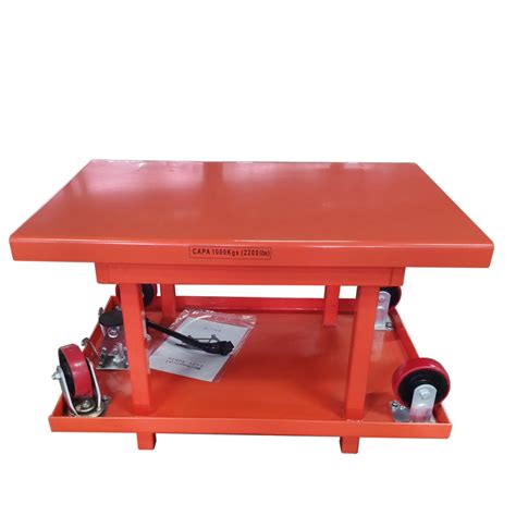 Hand Crank Operated Post Lift Table Mechanical Hand Crank Hydraulic