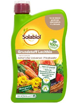 Solabiol Grundstoff Lecithin Nat Rliche Abwehr Von Pilzkrankheiten An