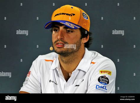 Carlos Sainz Jr ESP McLaren In The FIA Press Conference Abu Dhabi