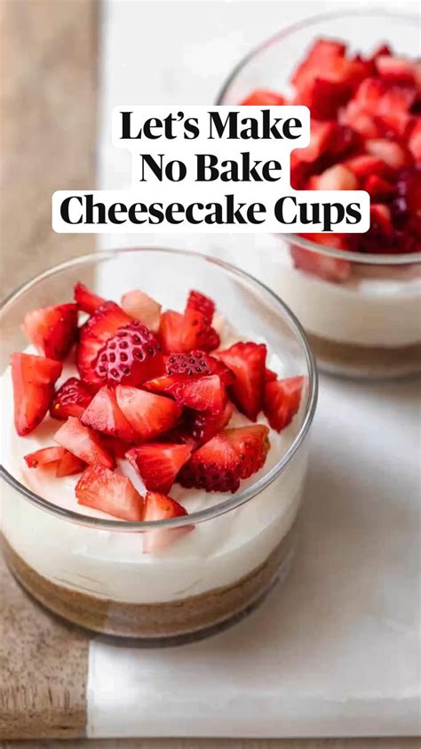 3 Ingredient No Bake Cheesecake Cups Easy Healthy Artofit