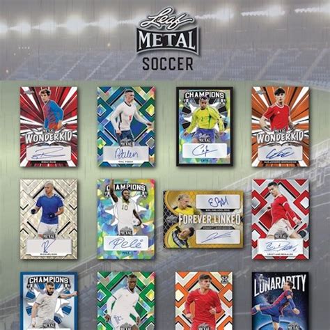 2022 Leaf Metal Soccer Cards Checklist