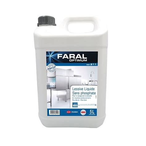 FARAL OPTIMUM 211 LAVAGE LAVE VAISSELLE EAU DOUCE DURE