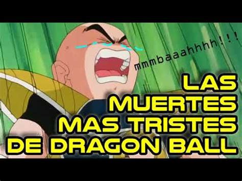 Las Muertes Mas Triste De Dragon Ball Youtube