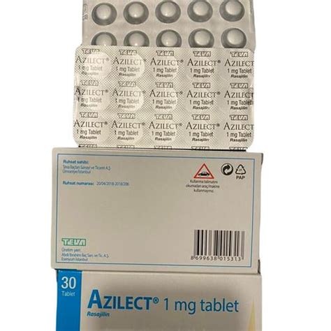 Azilect 1mg Rasagilinetevah30v