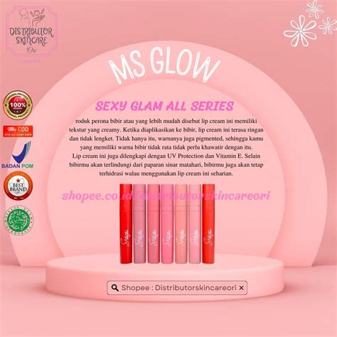 Ms Glow Sexy Glam Matte Original Shopee Singapore