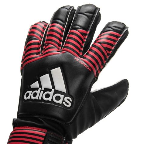 adidas Goalkeeper Gloves ACE Fingersave Junior - Black/Red Kids