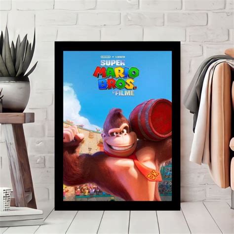 Quadro Decorativo Filme Mario Bros Donkey Kong No Elo7 Decora Geek